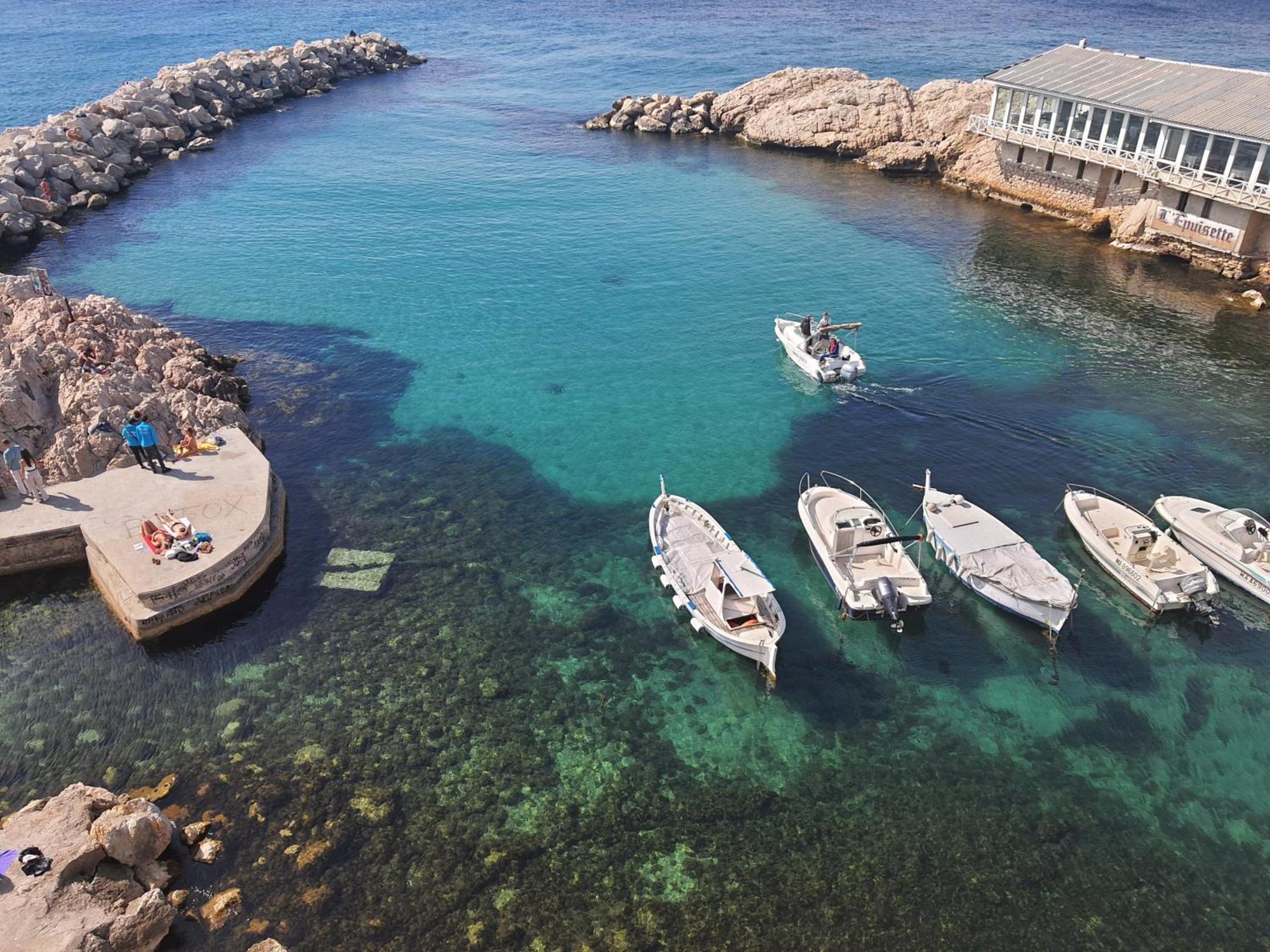 "La Baigneuse" Vallon Des Auffes マルセイユ エクステリア 写真