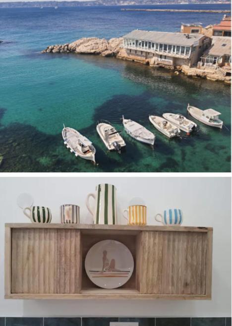 "La Baigneuse" Vallon Des Auffes マルセイユ エクステリア 写真